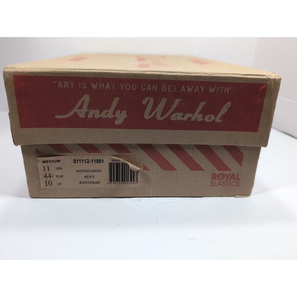 Royal Elastics Andy Warhol Collection Limited Edition Anderson Shoes 11M EUC - Picture 15 of 16
